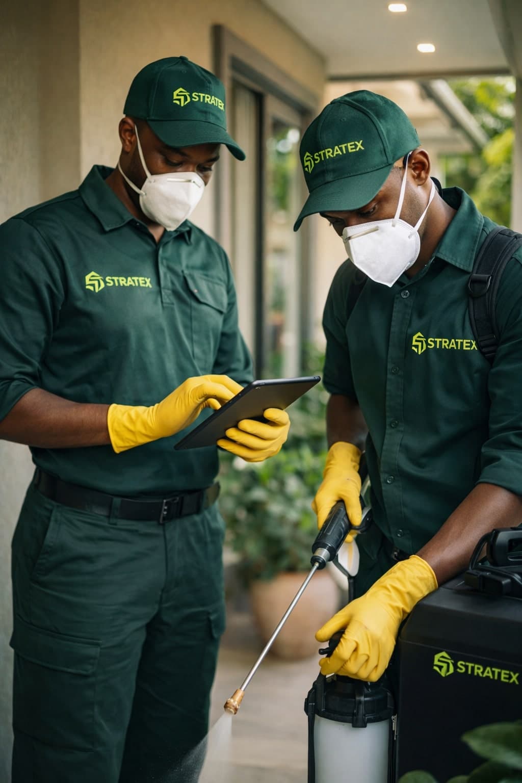 Stratex pest control team at work